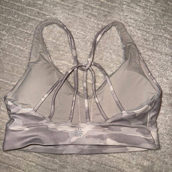 Light gray Athleta camo bra - Picture 3 of 4